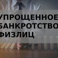 Упрощённое банкротство